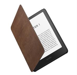 eBookReader Amazon Premium læder cover Kindle Paperwhite 2024 walnut